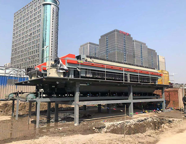 打樁板框壓濾機—處理案例