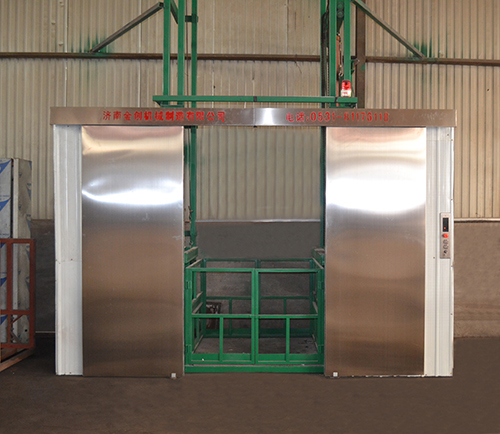 液壓升降貨梯-外封網雙體式 液壓升降貨梯-外封網雙體式