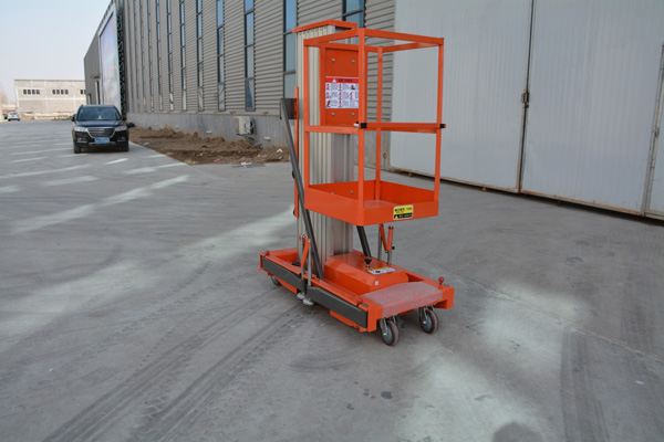 單柱鋁合金液壓升降機 單柱鋁合金液壓升降機